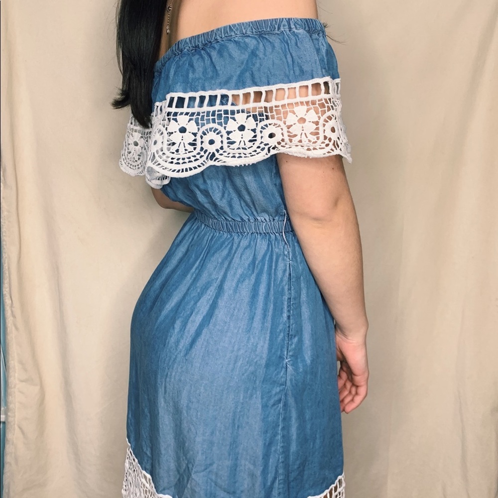 Bebe Denim Dress - Picture 2 of 2